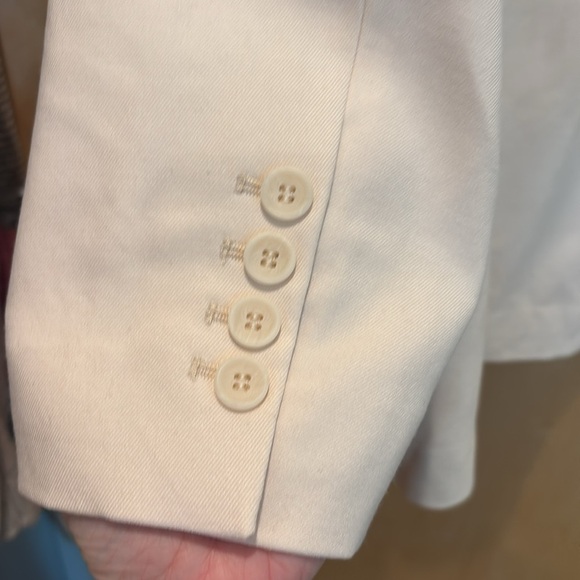 Daily Drills Blazer Cream Oversized Jacket NWOT Size Small - Picture 6 of 6